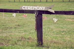 Ceremony Wedding Signage