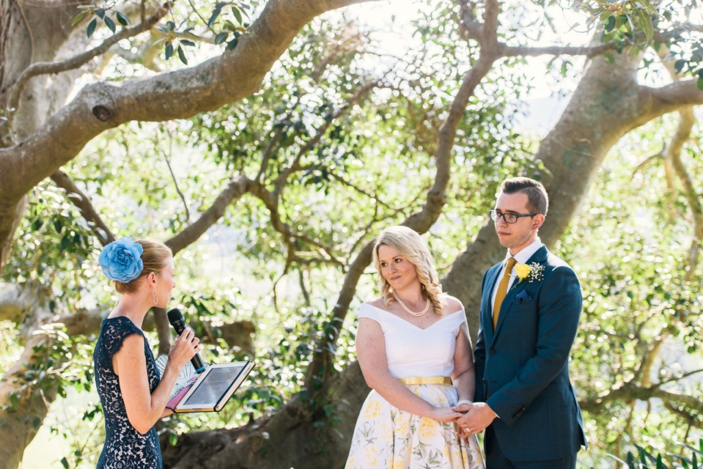 It sounds silly, but a great celebrant knows when to stand to the side of the couple to make a great shot for the photographer.