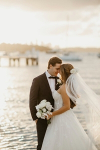 Just married at Watsons Bay