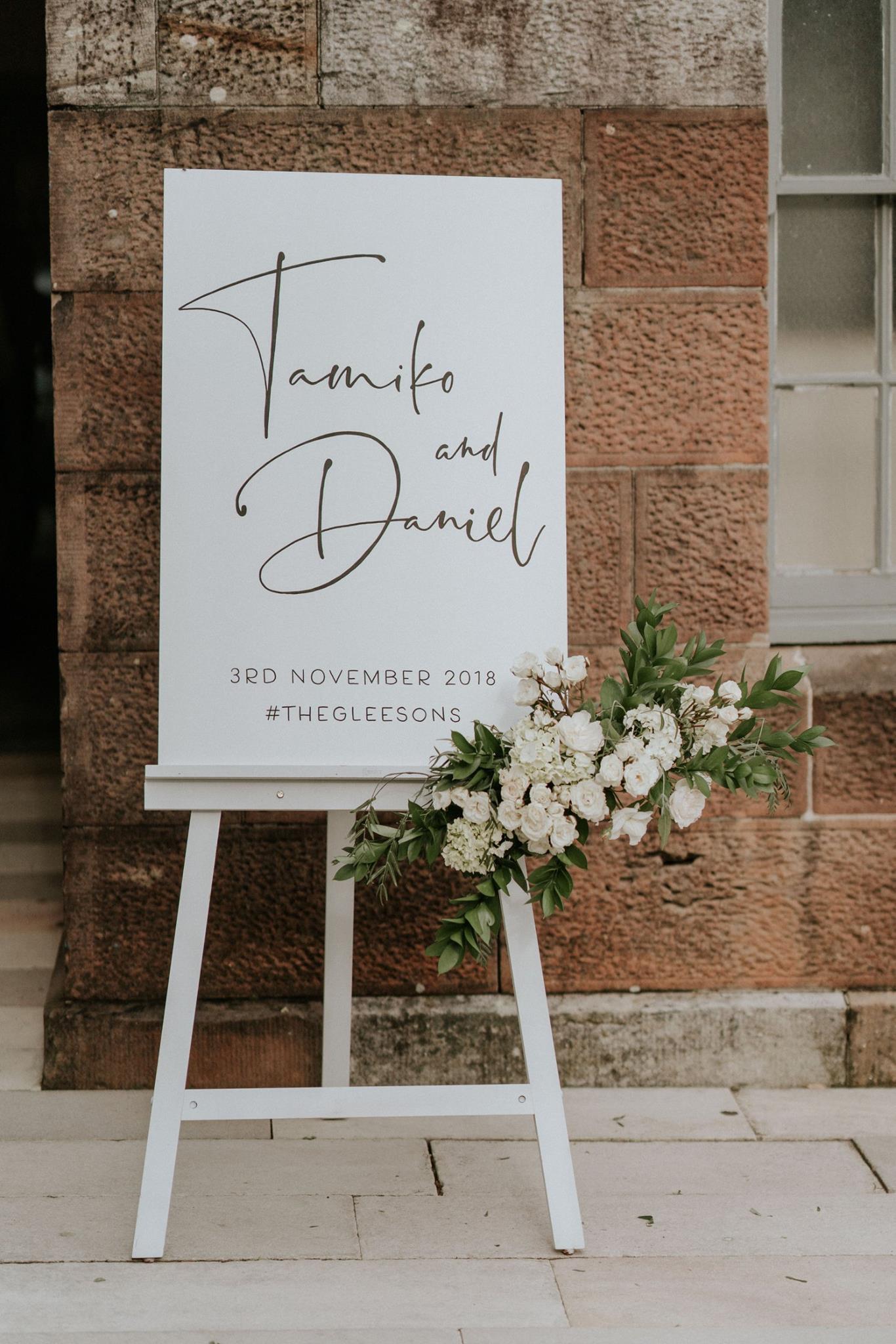 Tamiko and Daniel Signage at Gunners Barracks