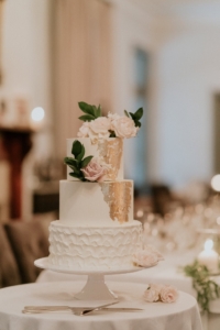 Wedding Cake Gold Leaf