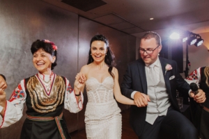 Bulgarian dancers wedding