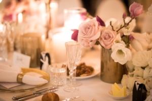 MCA Wedding Tablescape at Foundation Hall