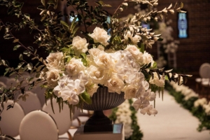 Wedding Ceremony Floral Urns Mosman Art Gallery