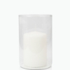 7 x 10cm Event Pillar candle with 10cm x 15cm clean design 6 set