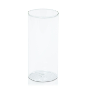 large glass candle holder