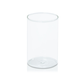 medium glass candle holder