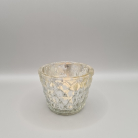 Silver Mercury Votive Candle Hire for Weddings and Events