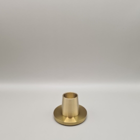 Small Gold Taper Holder Candle Hire for Weddings