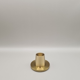 Small Gold Taper Holder Candle Hire for Weddings