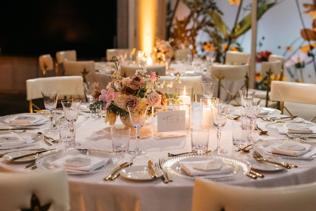 Wedding Tablescape at the Calyx