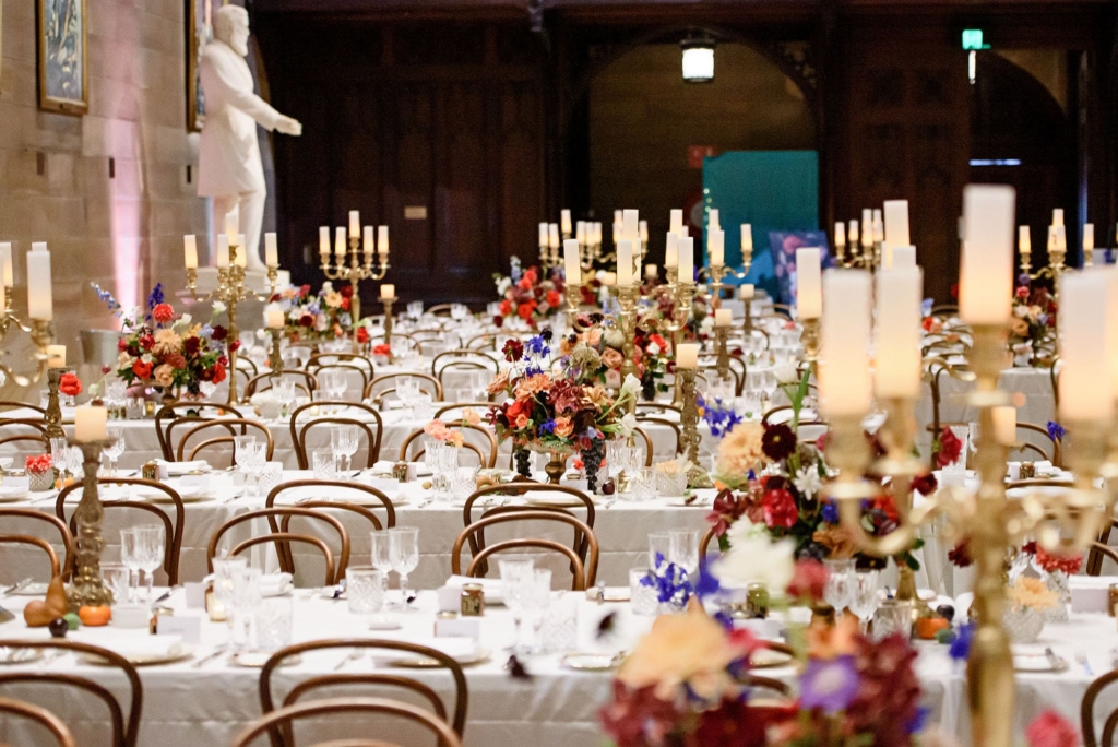 A reception worthy of this beautiful space