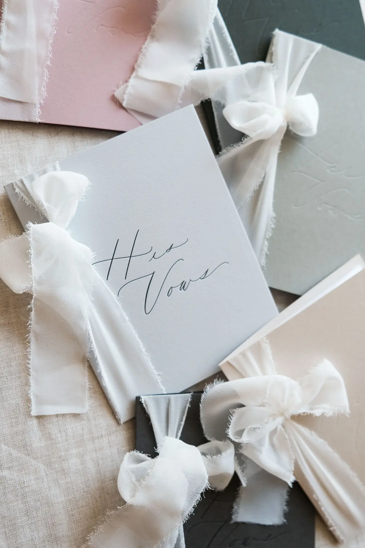 His Vow Book Letterpress