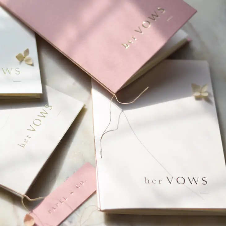 Vow Booklets Hers
