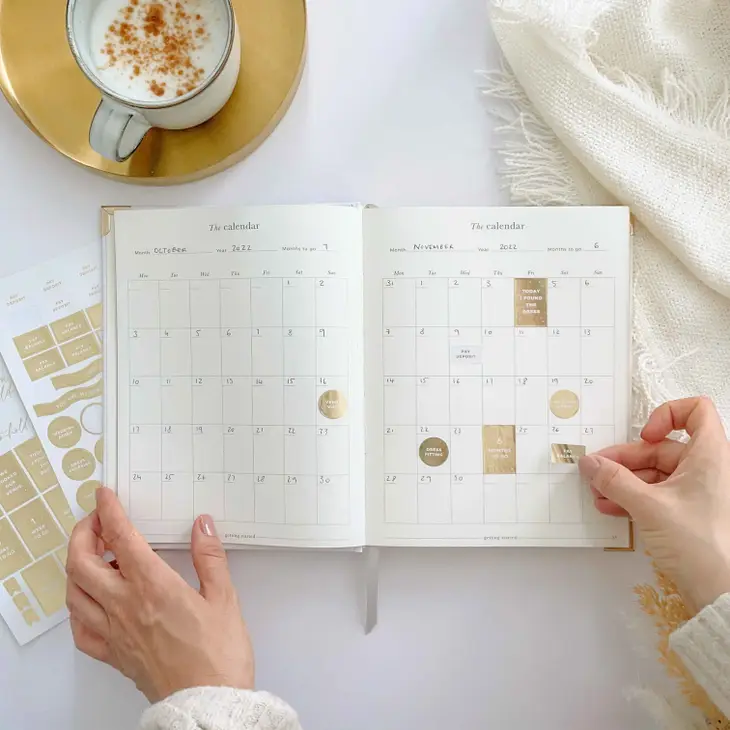 Wedding Planning Calendar Keepsake